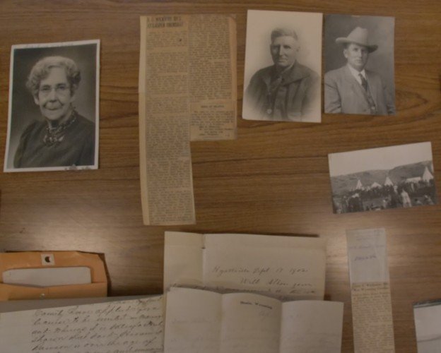 Memorabilia from the descendents of Byron Wickwire