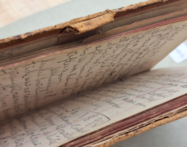 One of the Handwritten Journals Authored by Byron Wickwire
