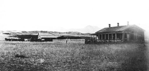 The TA Ranch south of Buffalo, Wyoming where Nate Champion was murdered